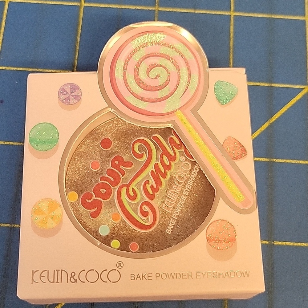 Kevin & Coco Sour Candy Gold Bake Powder Eyeshadow K01 New